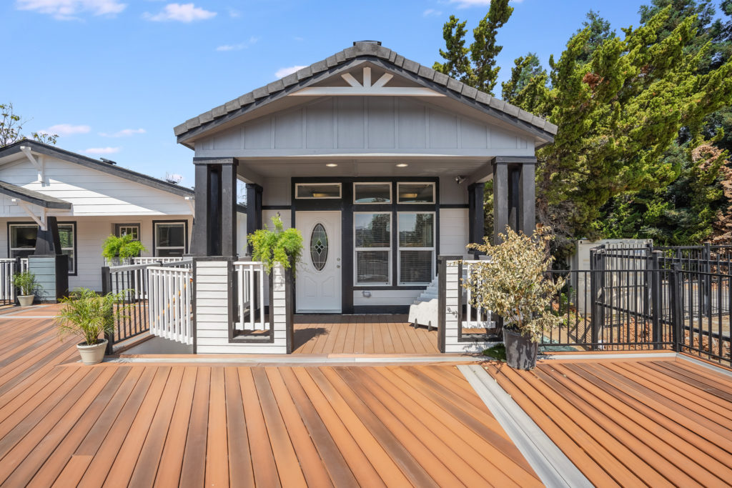 ADU (Accessory Dwelling Unit) Exterior with Wood Decking